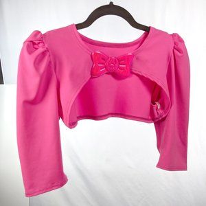 **SOLD** Cyberdog Medium Pink Bow Shrug
